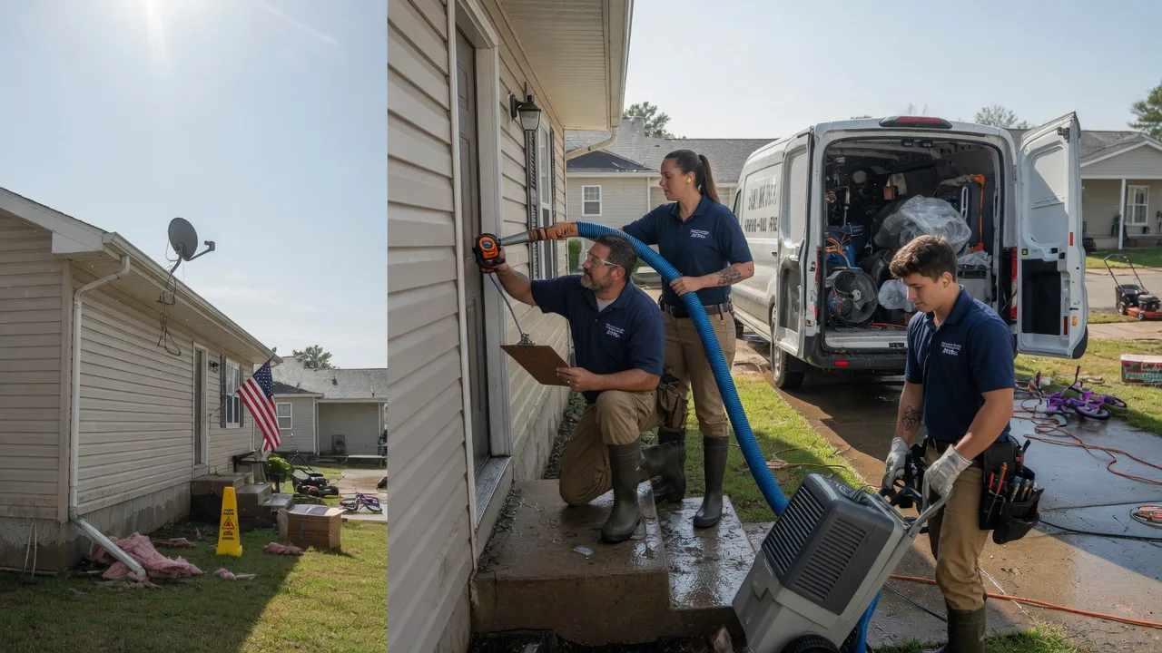 Ceiling Water Damage Restoration in Colcord, OK near me