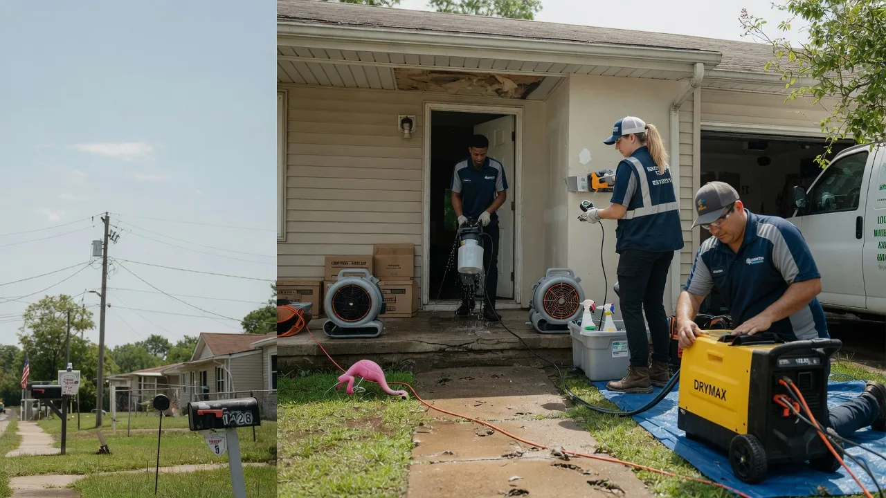 Storm Damage Water Removal in Colcord, OK near me